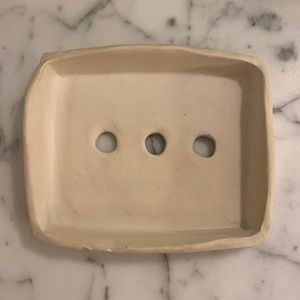 Unglazed Soap Dish